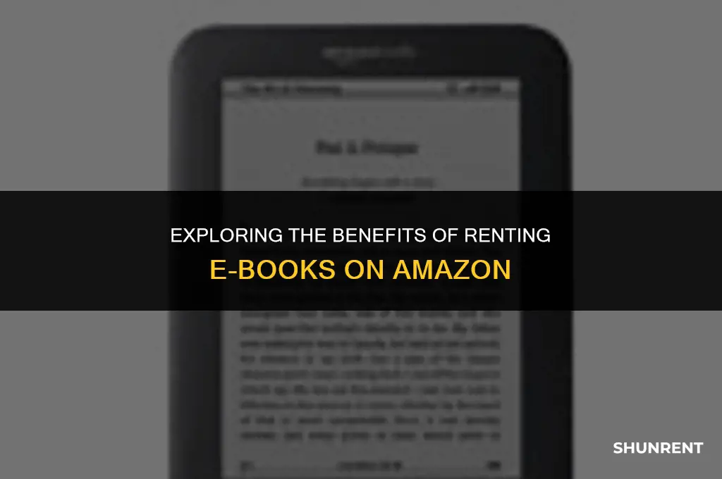 what is renting e books on amazon