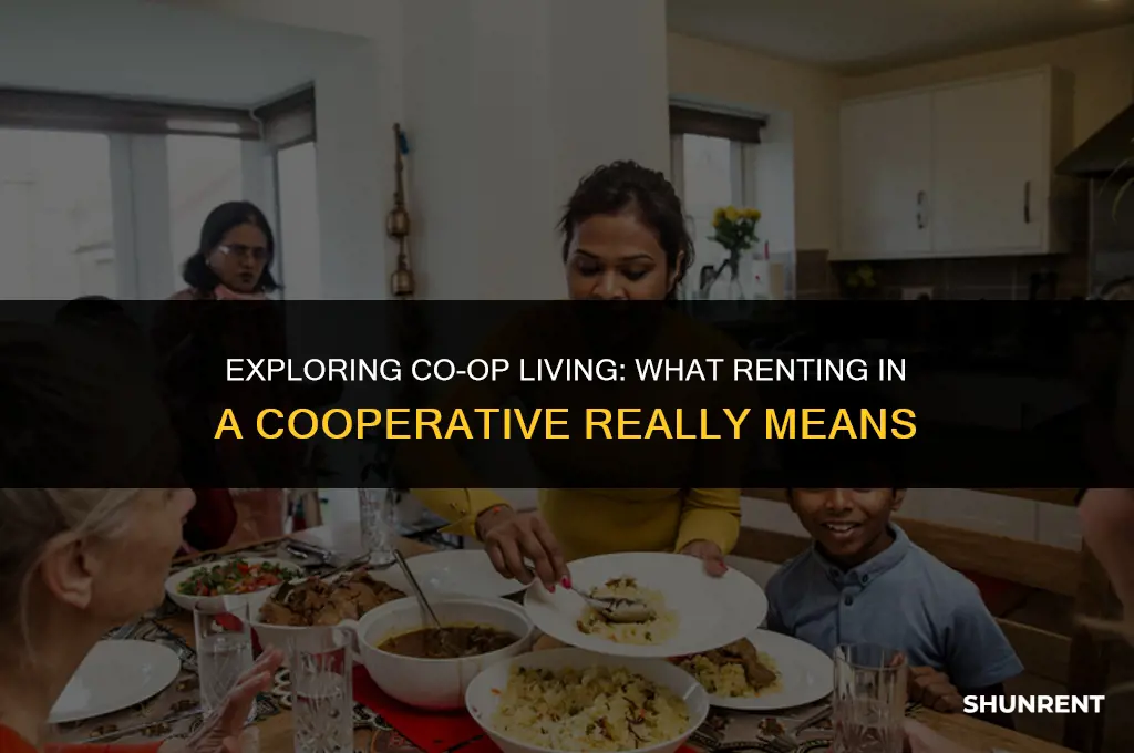 what is renting in a co-op