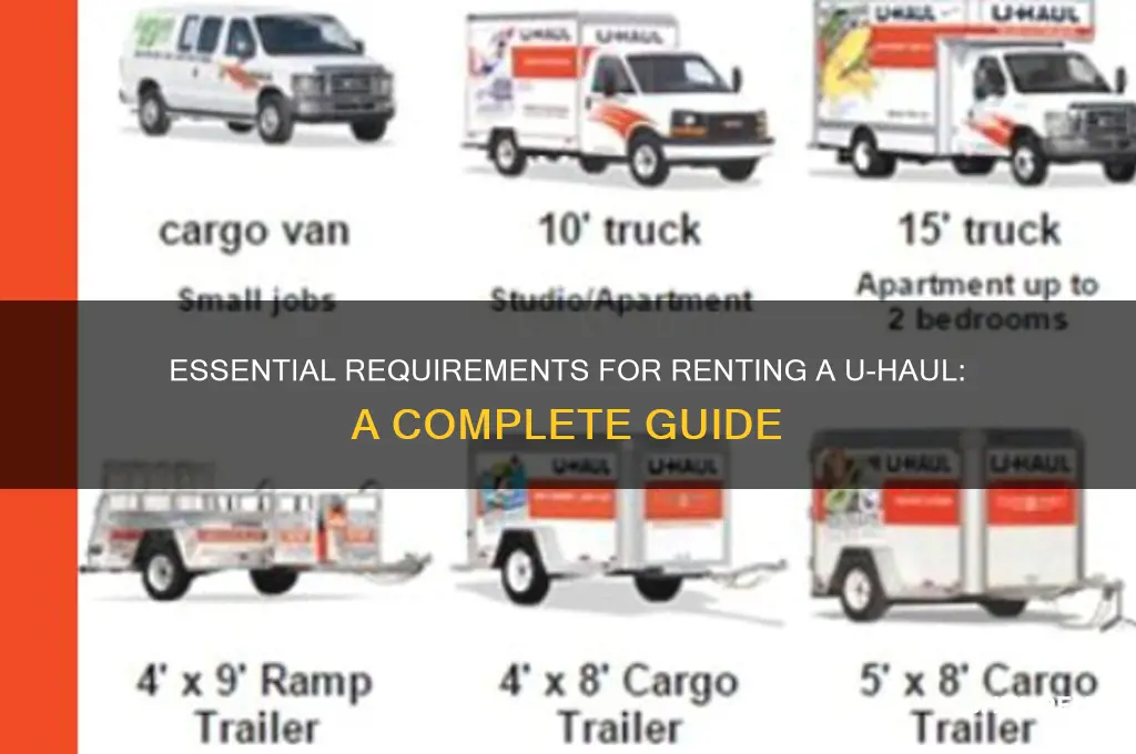 what is required to rent a u-haul