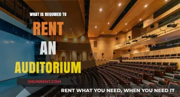 Essential Requirements for Renting an Auditorium: A Comprehensive Guide