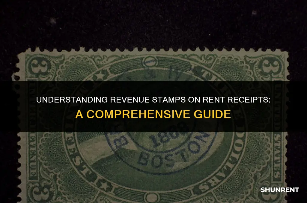 what is revenue stamp for rent receipt
