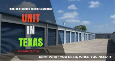 Renting a Storage Unit in Texas: Essential Requirements and Tips
