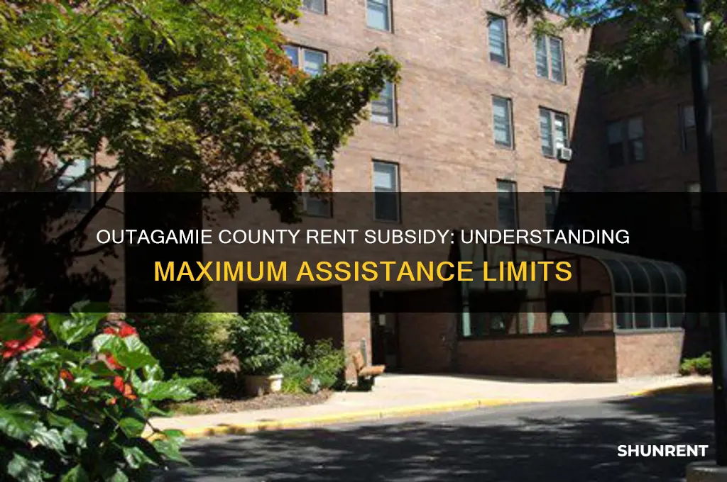 what is rhe maximum rent subsidy for outagamie county