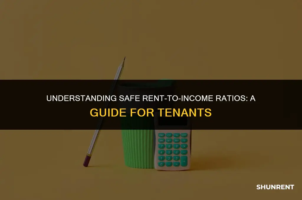 what is safe rent to income ratio