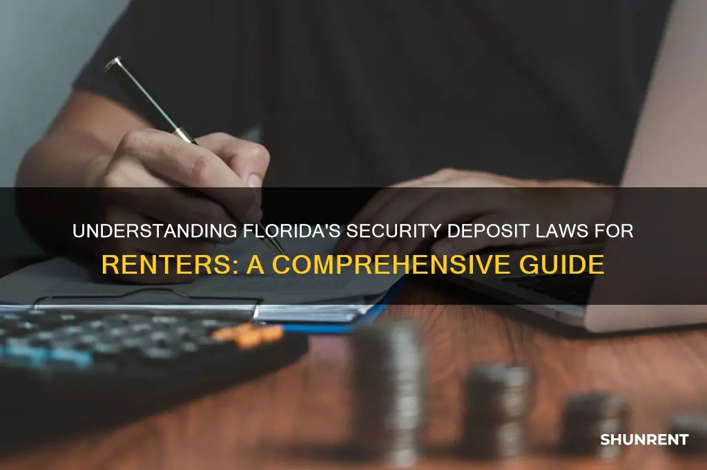 what is security law for rent in florida