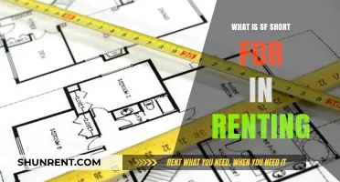 Decoding Rental Jargon: What Does "SF" Really Mean?