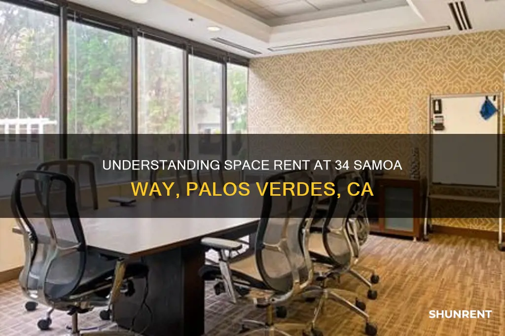 what is space rent 34 samoa way palos verdes ca