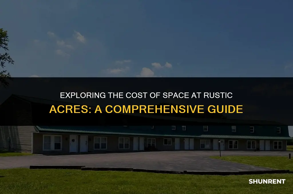 what is space rent at rustic acres