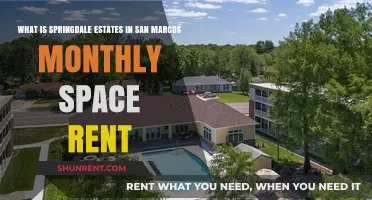 Springdale Estates San Marcos: Understanding Monthly Space Rent Costs