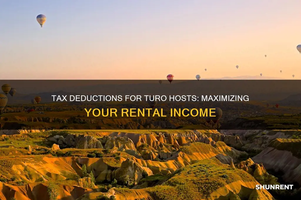 what is tax dedubctible if i rent out on turo