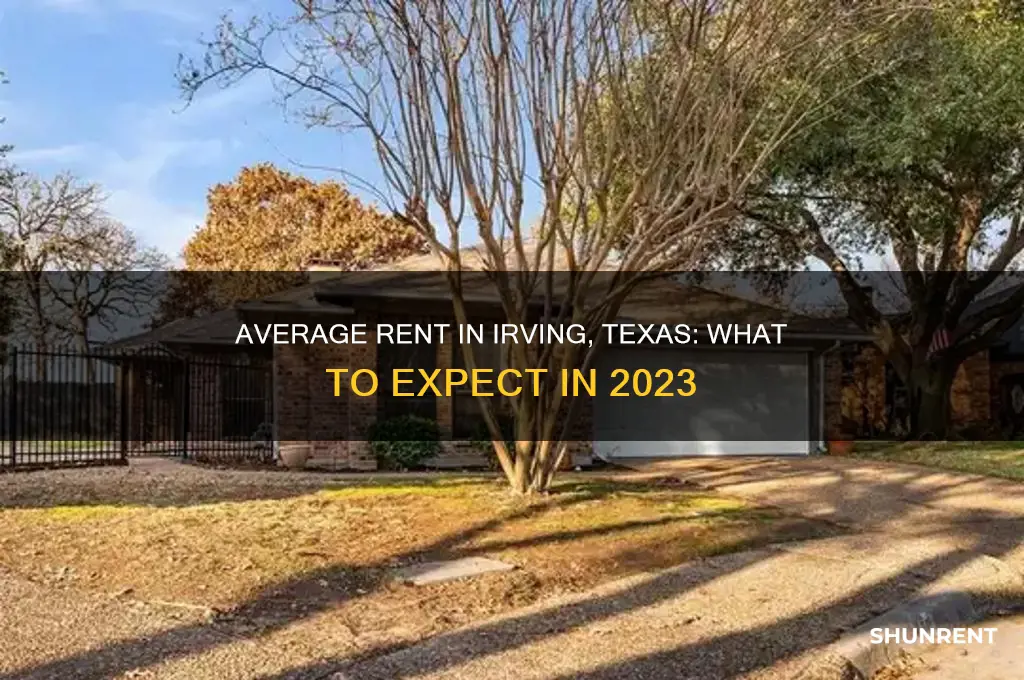 what is te average rent in irving texas