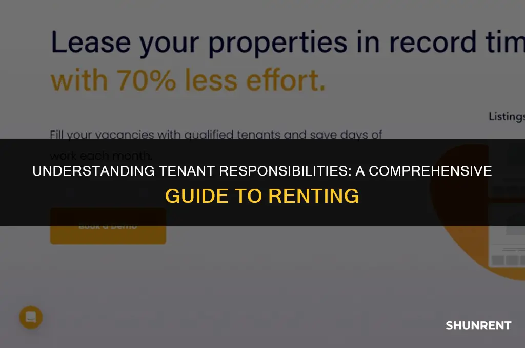 what is tenant responsible for when renting
