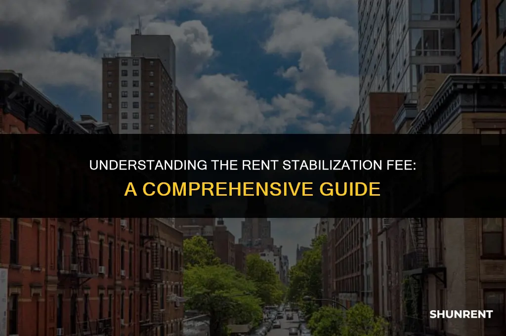 what is th e rent stabilization fee