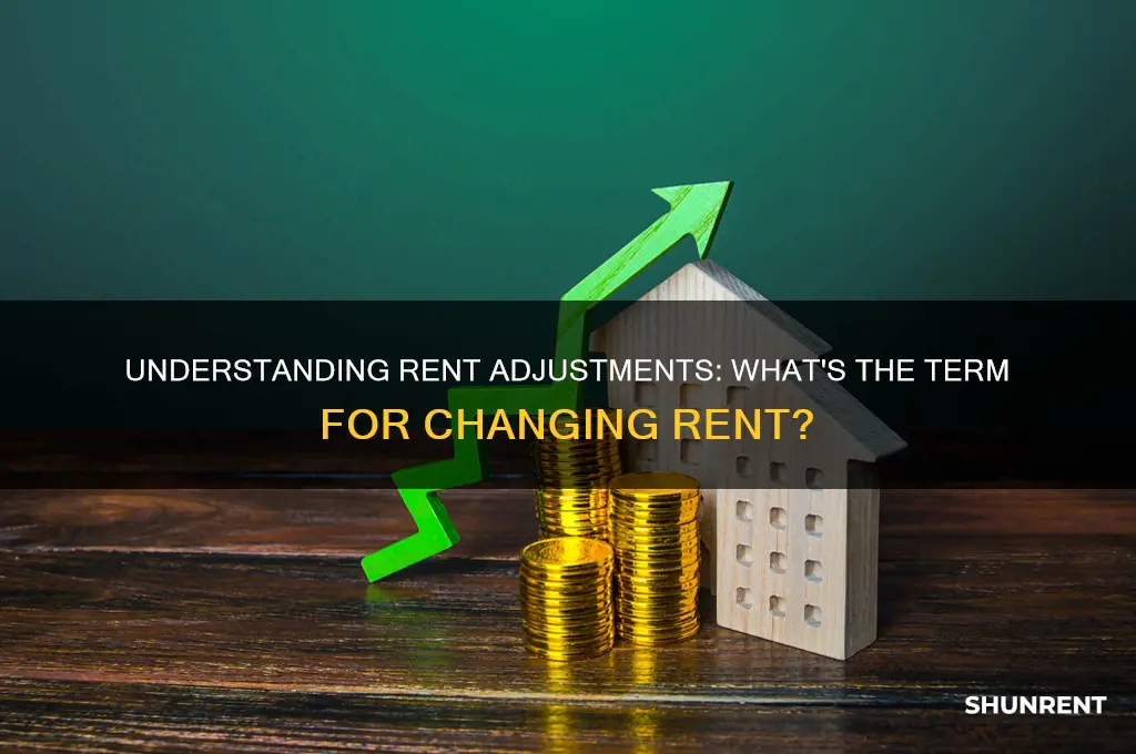 what is that call when they ajust the rent