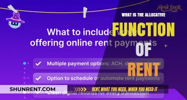 Understanding the Allocative Function of Rent in Modern Economies
