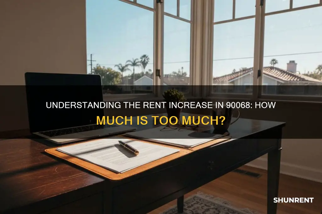 what is the amount a raise of rent in 90068