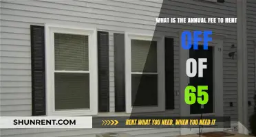 Renting on Route 65: Understanding Annual Costs and Fees