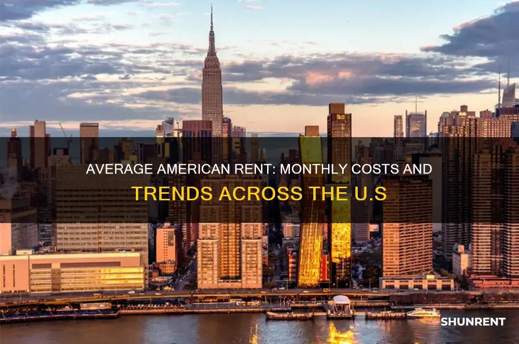 what is the average american rent a month