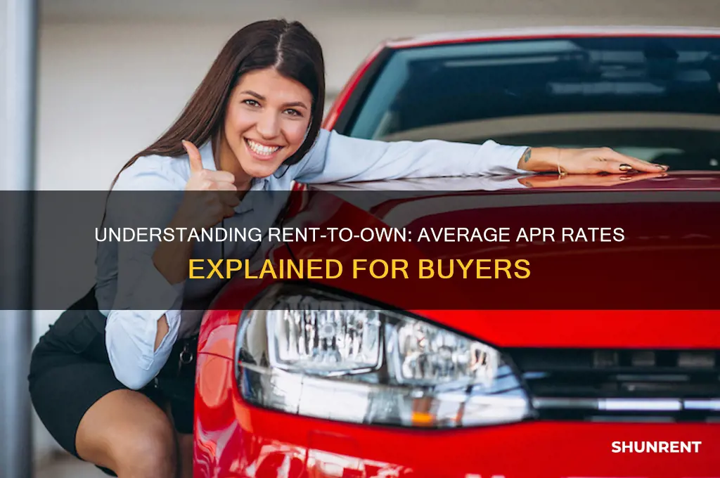 what is the average apr for rent to own