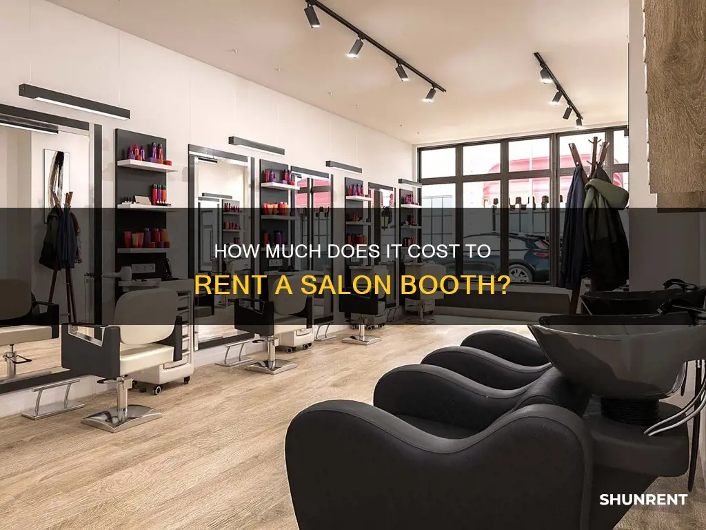 what is the average booth rent at a salon