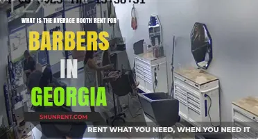 Average Barber Booth Rent in Georgia: Costs and Considerations