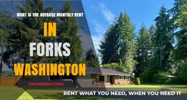 Discovering Forks, Washington: Average Monthly Rent Insights