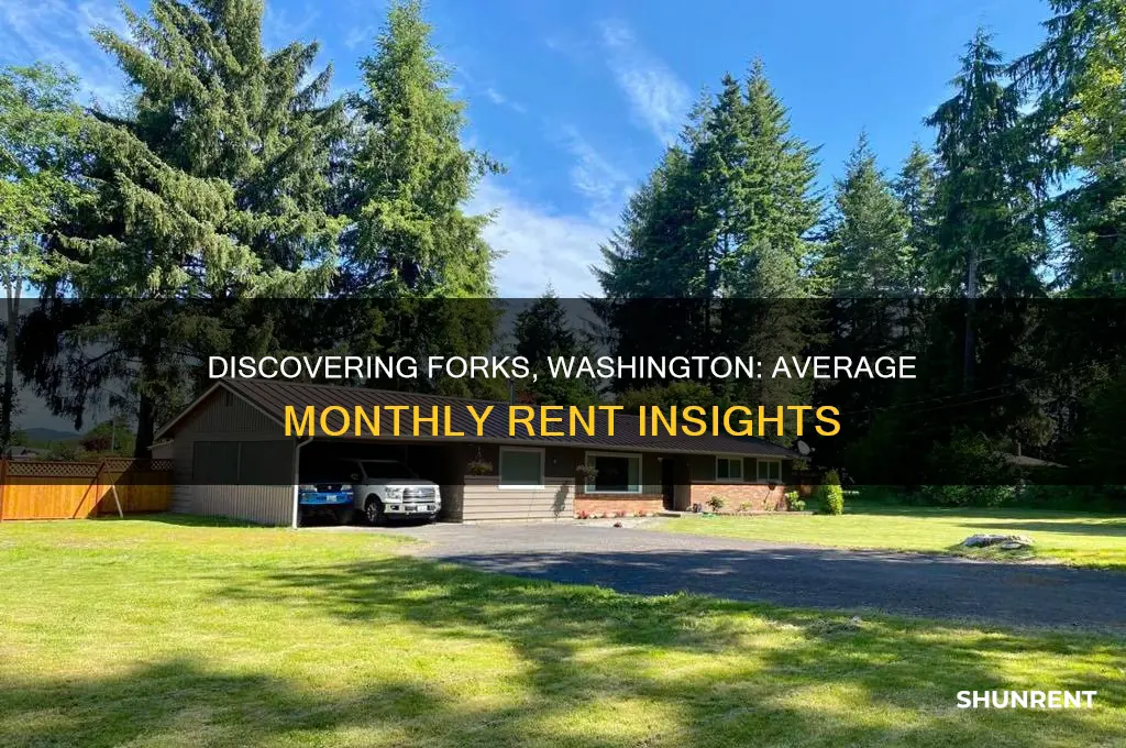 what is the average monthly rent in forks washington
