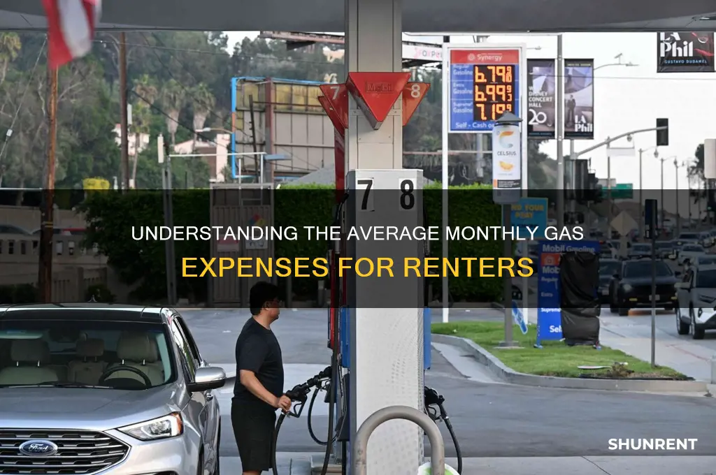what is the average monthly rent of gas