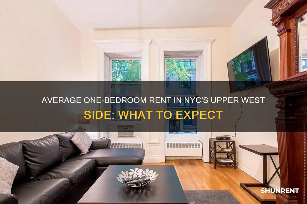 what is the average one bedroom rent for the uws