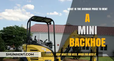 Mini Backhoe Rental Costs: Average Price Guide for Renters