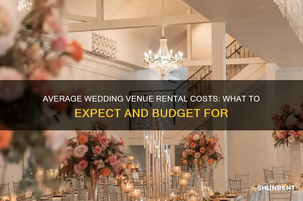 what is the average price to rent a wedding venue