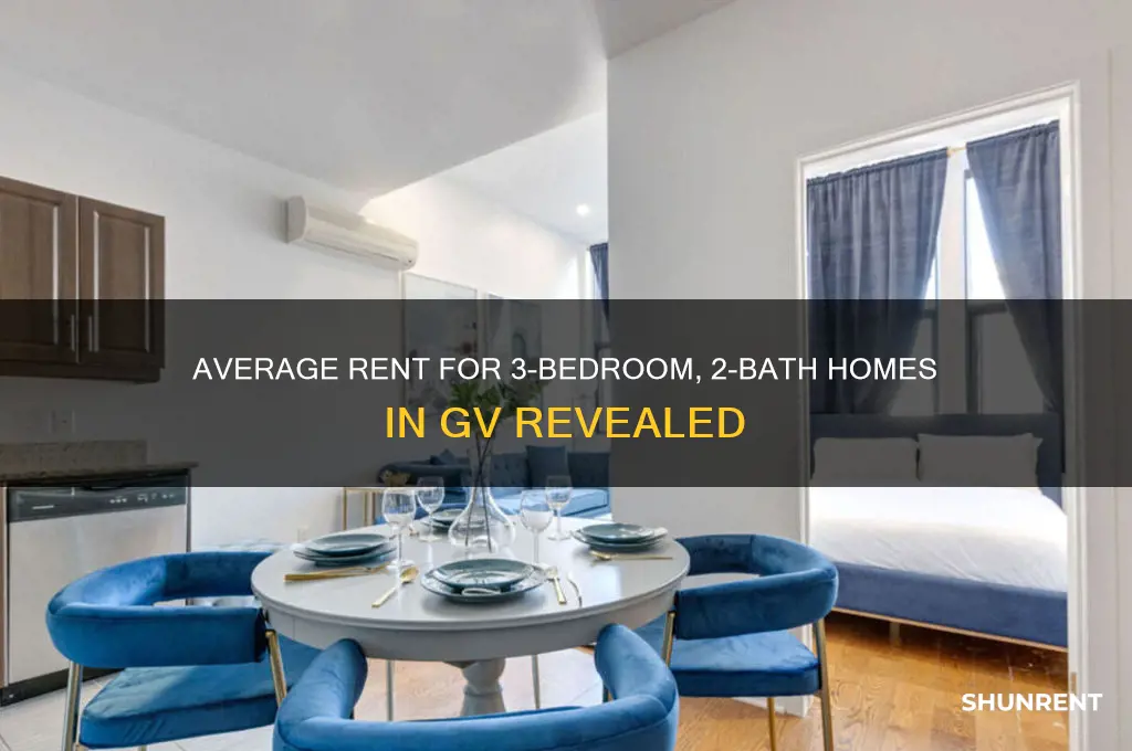 what is the average rent for 3 2 in gv