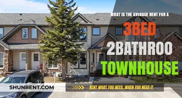 Average Rent for 3-Bedroom, 2-Bathroom Townhouses: A Comprehensive Guide
