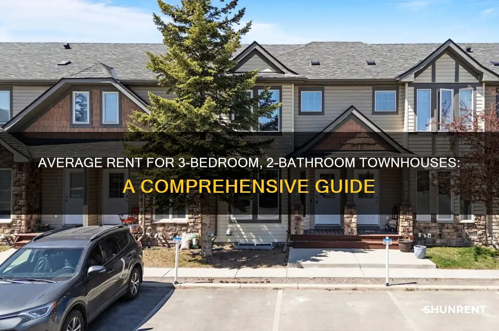 what is the average rent for a 3bed 2bathroom townhouse
