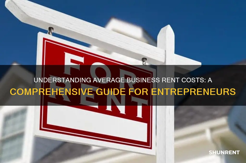 what is the average rent for a business