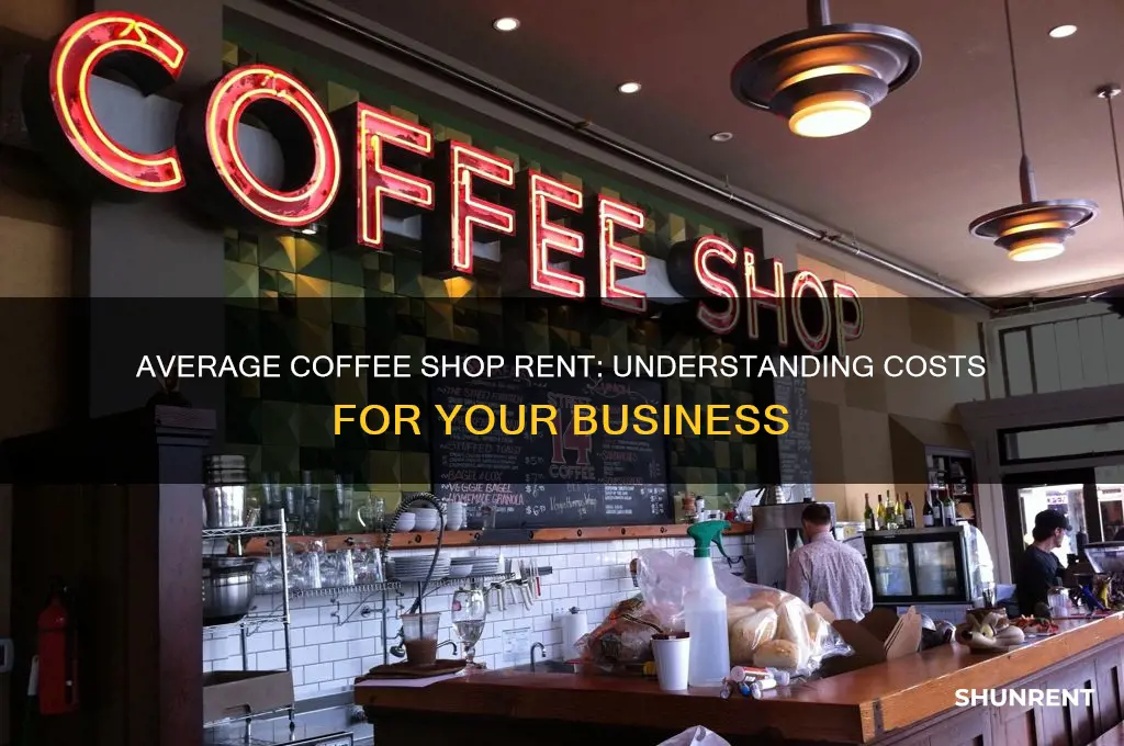 what is the average rent for a coffee shop