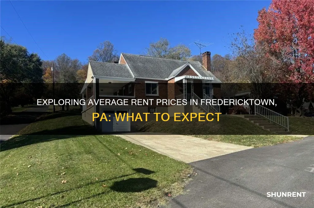 what is the average rent for fredericktown pa