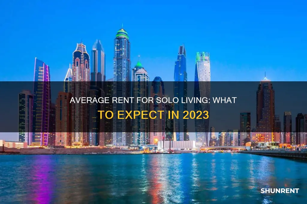 what is the average rent for one person