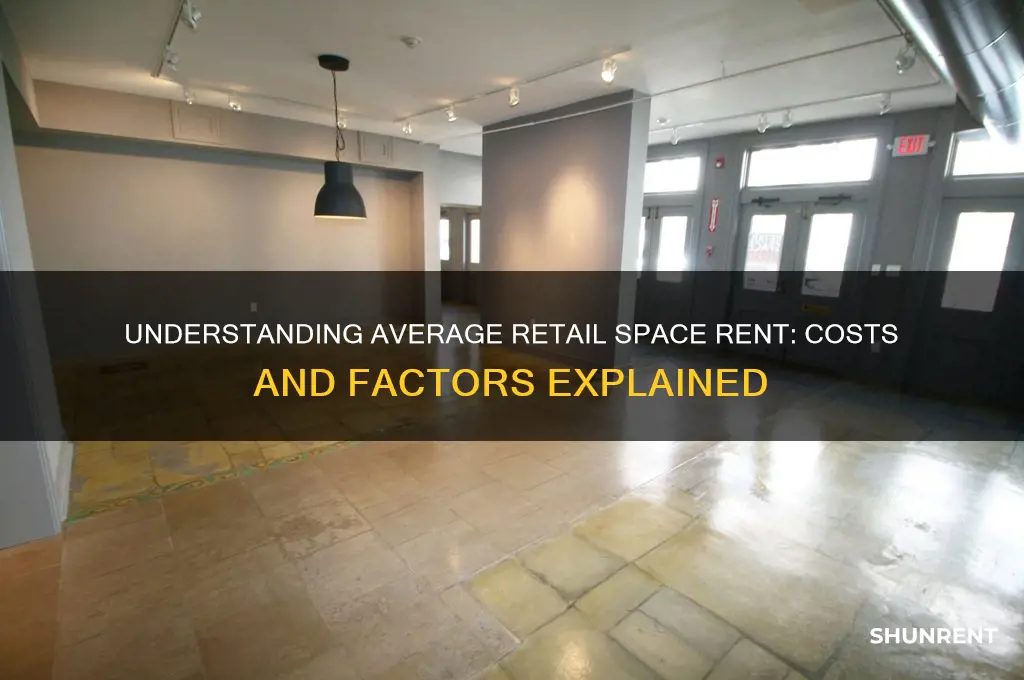 what is the average rent for retail space