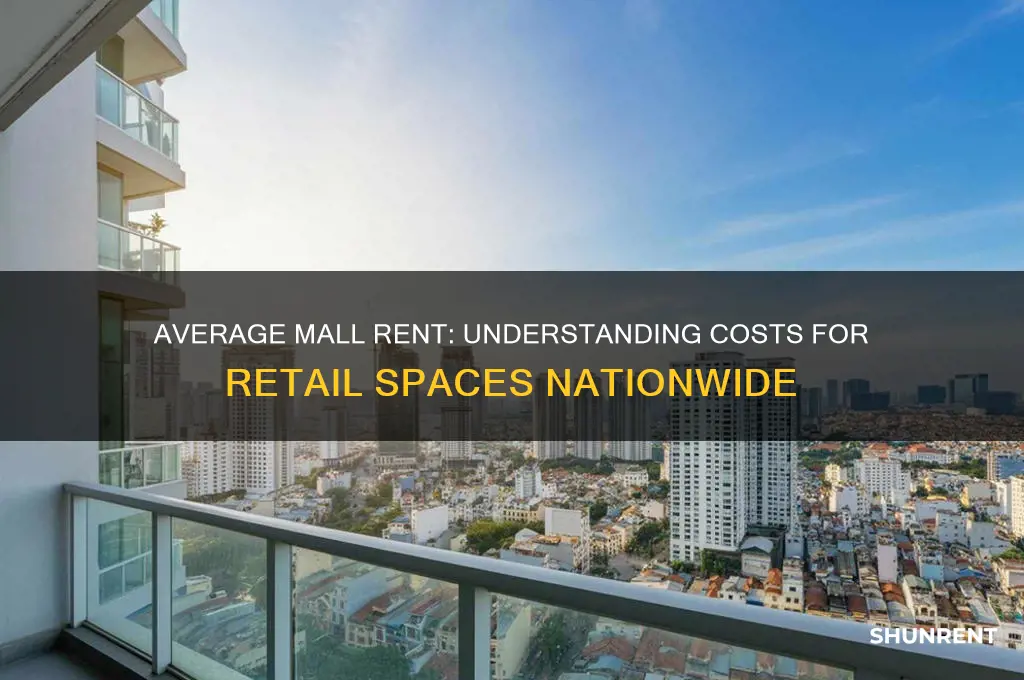 what is the average rent in a mall