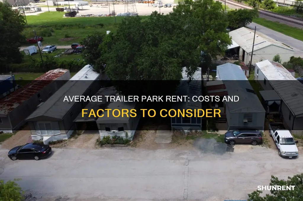 what is the average rent in a trailer park