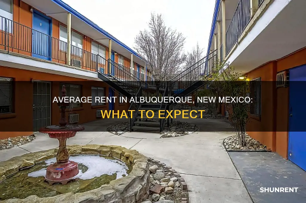what is the average rent in albuquerque new mexico
