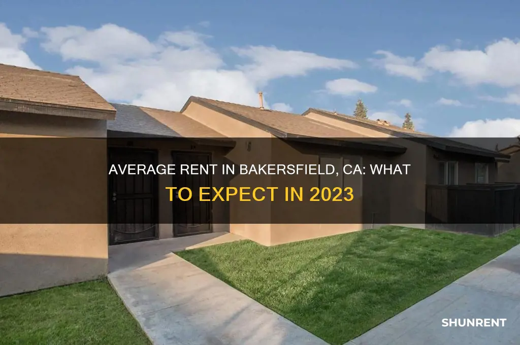 what is the average rent in bakersfield ca