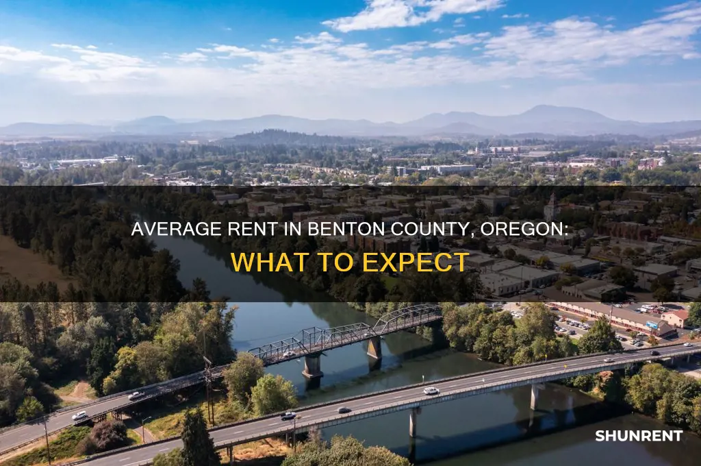 what is the average rent in benton county oregon