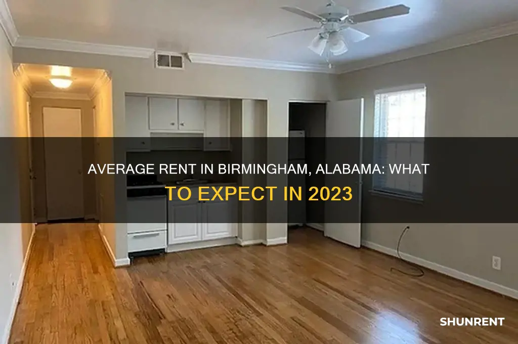 what is the average rent in birmingham alabama