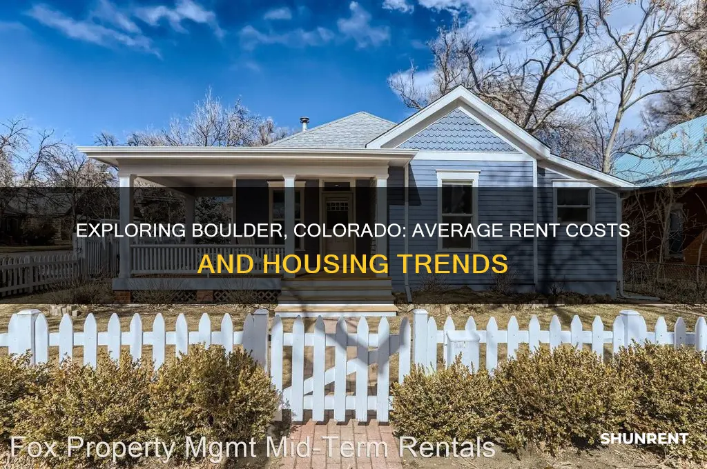 what is the average rent in boulder colorado