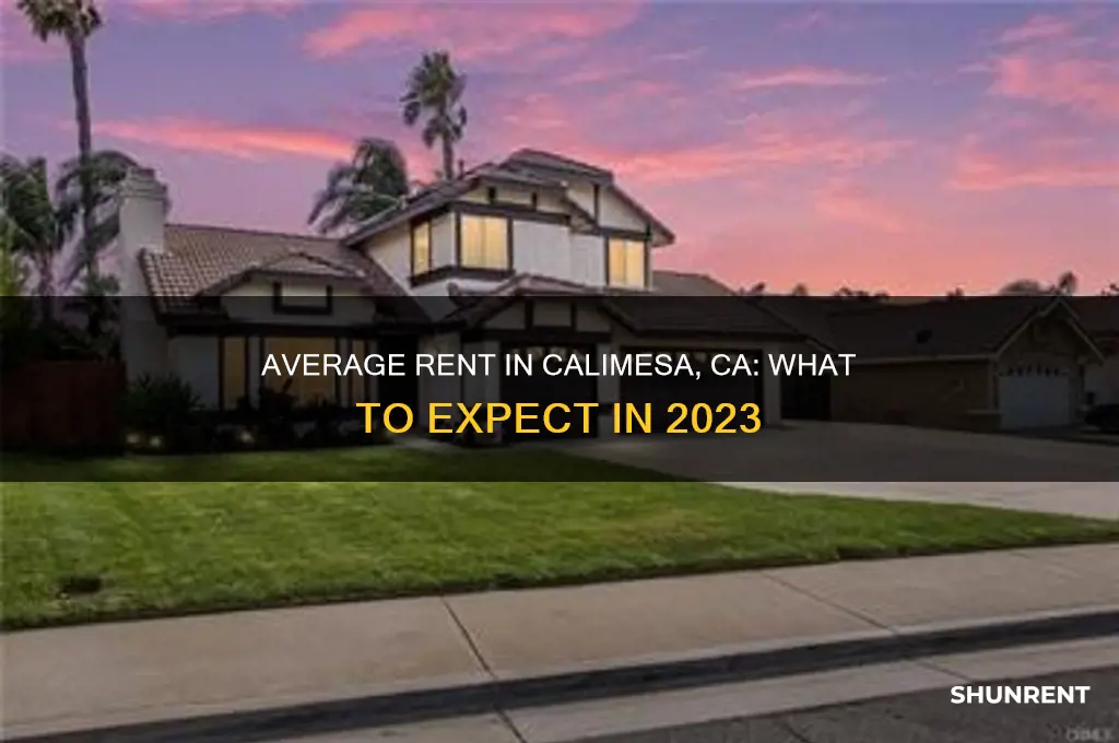 what is the average rent in calimesa ca
