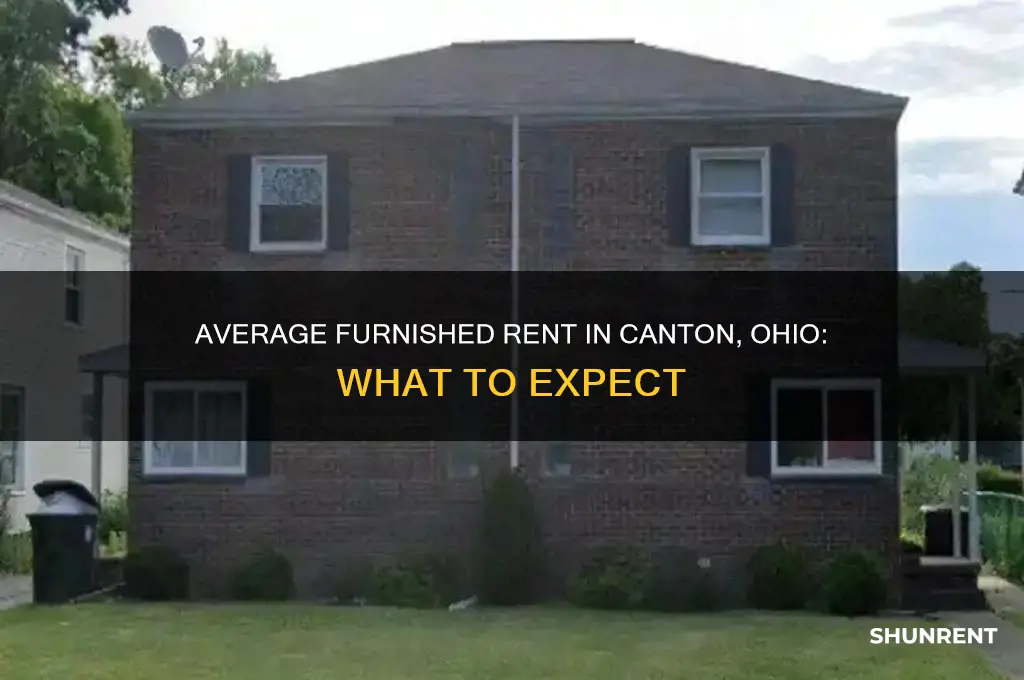 what is the average rent in canton ohio furnished