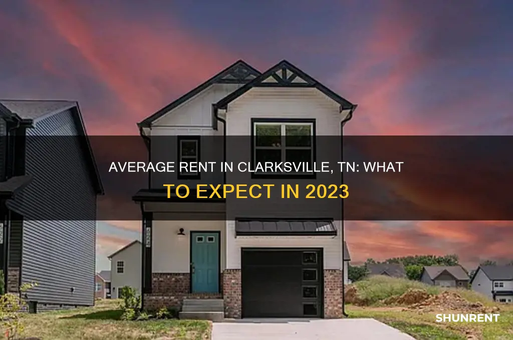 what is the average rent in clarksville tn