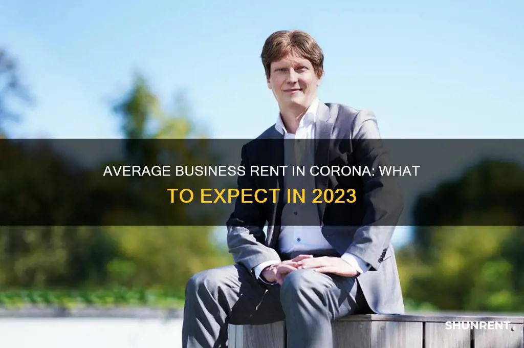 what is the average rent in corona for a business